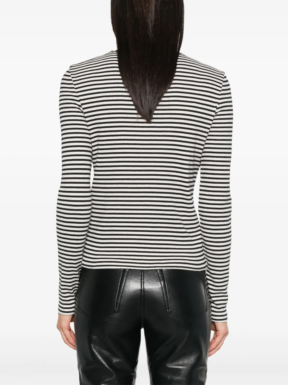 Shop Anine Bing Alessia T-shirt In Black