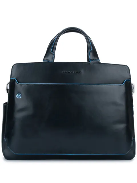 PIQUADRO leather laptop bag