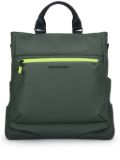 PIQUADRO Convertible to Backpack 14"" tote bag - Green