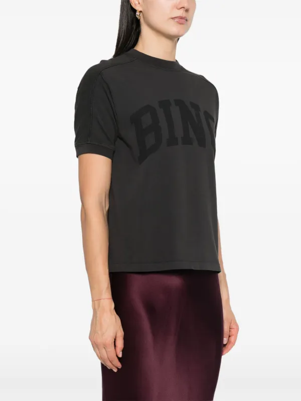 ANINE BING Jaylin T-shirt | Black | FARFETCH AU