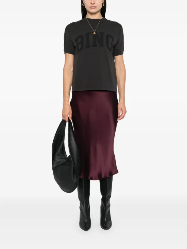 ANINE BING Jaylin T-shirt | Black | FARFETCH