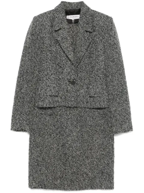 Saint Laurent Pre-Owned 1990s tweed dress set