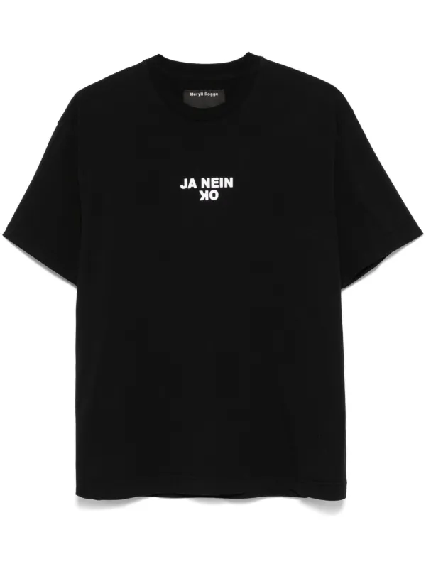 MERYLL ROGGE ロゴ Tシャツ | ブラック | FARFETCH JP
