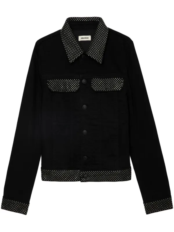 Zadig&Voltaire Kioky デニムジャケット | ブラック | FARFETCH JP