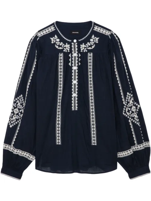 Zadig&Voltaire blouse Tigy - Bleu - Zadig&Voltaire - Modalova