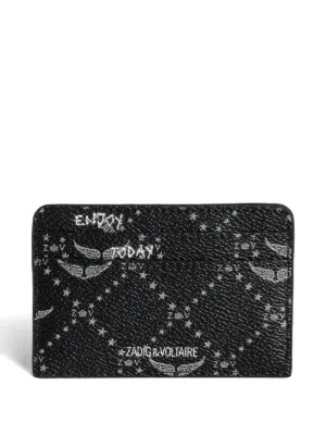 Zadig & Voltaire★Ziggy Square Wallet カードケース ミニ財布 Mini ZV Red Leather Wallet | Zadig&Voltaire