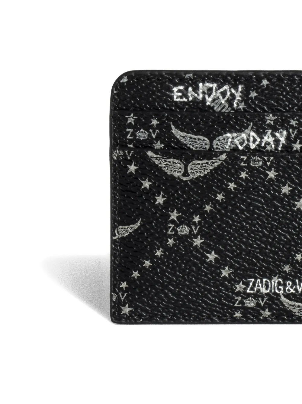 Zadig&Voltaire Passe pasjeshouder met monogram Blauw