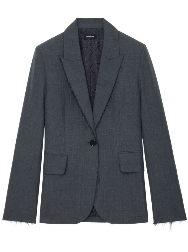 アウターその他 COURREGES Woman Blazer Grey PERCBL005VY0014 9100 26418890_57595376_600.jpg