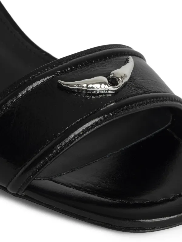 サンダル・ミュール Caprese Wings Sandals - Zadig & Voltaire - Leather - Black Caprese Wings Sandals - Zadig & Voltaire - Leather - Black