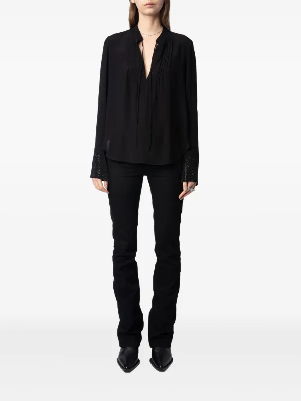 Zadig&Voltaire Taika ブラウス | ブラック | FARFETCH JP
