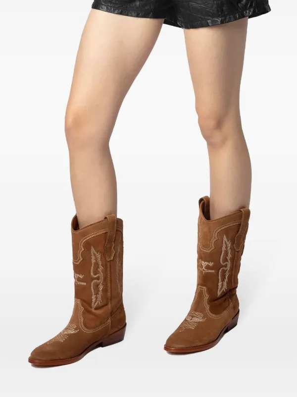 Zadig&Voltaire Western Boots | Brown | FARFETCH