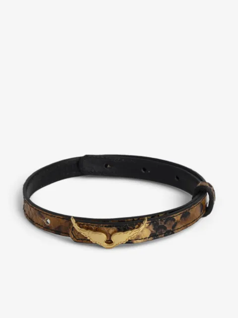 Zadig&Voltaire Rock leather bracelet