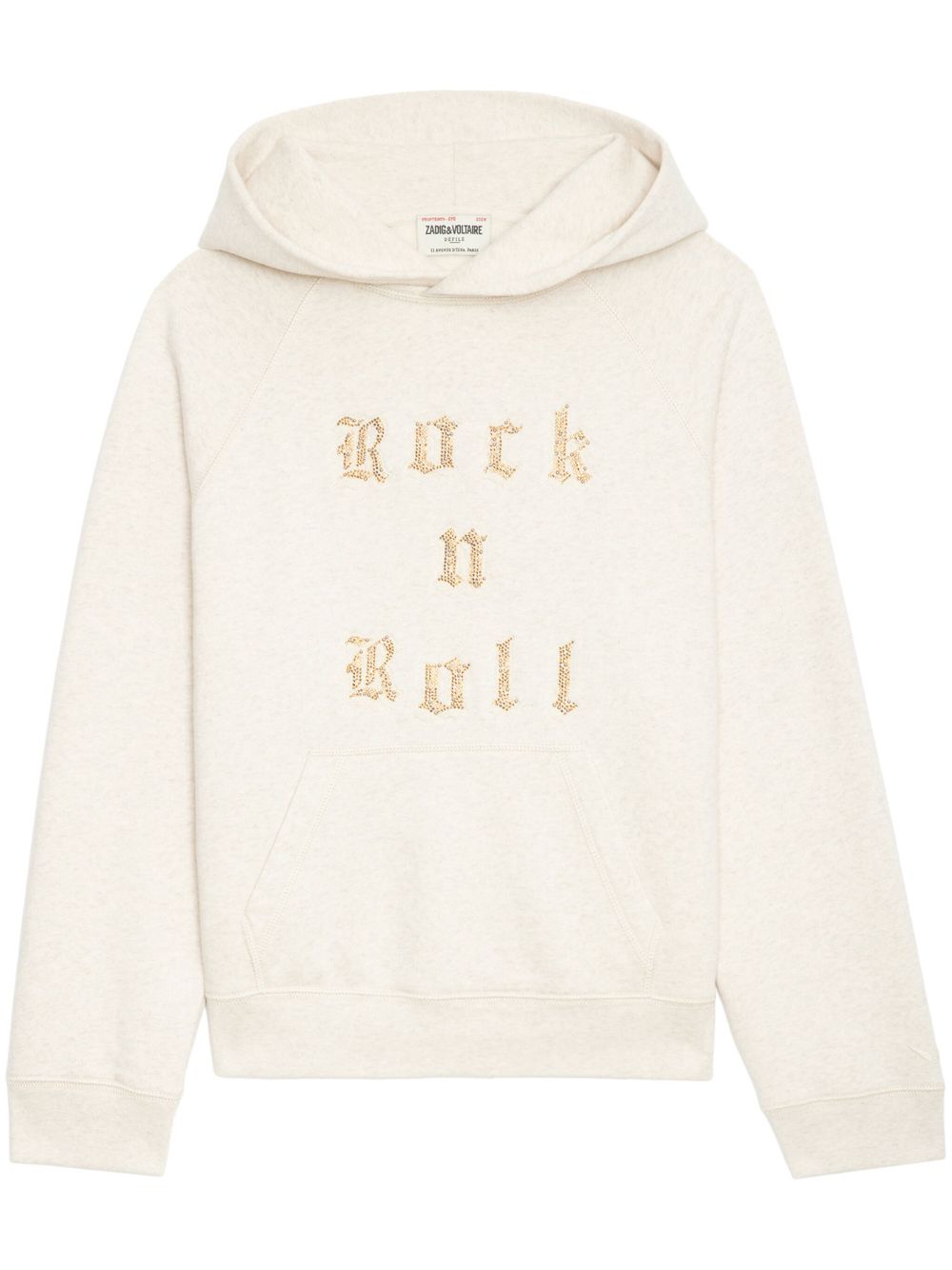 Zadig&Voltaire Georgy embroidered hoodie - Neutrals