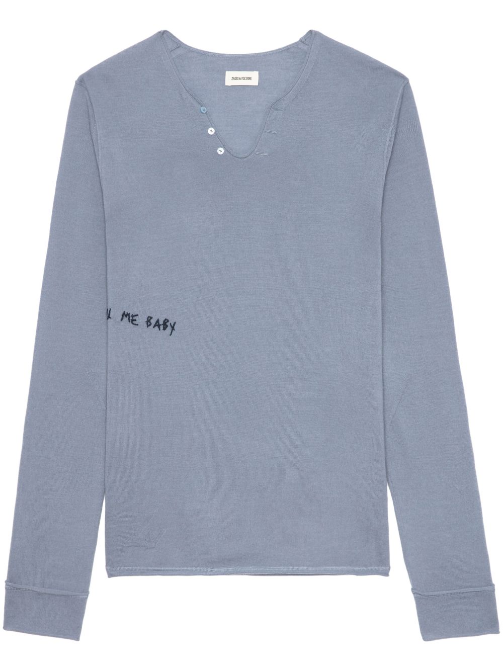 Zadig&Voltaire We Wording jumper - Blue