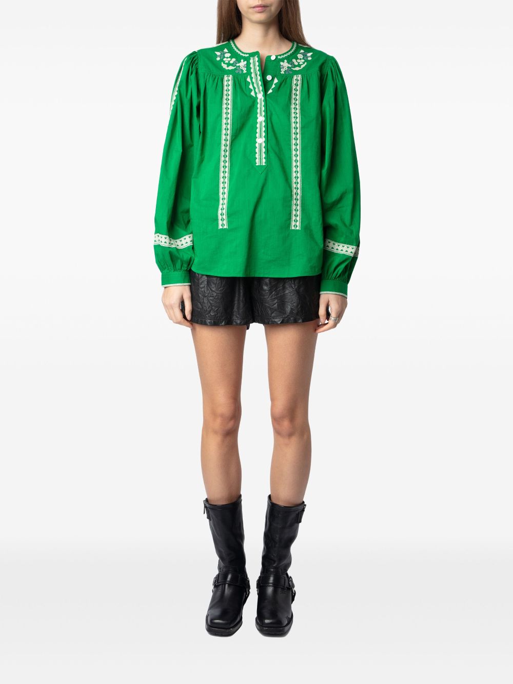 Zadig&Voltaire Tigy blouse - Groen