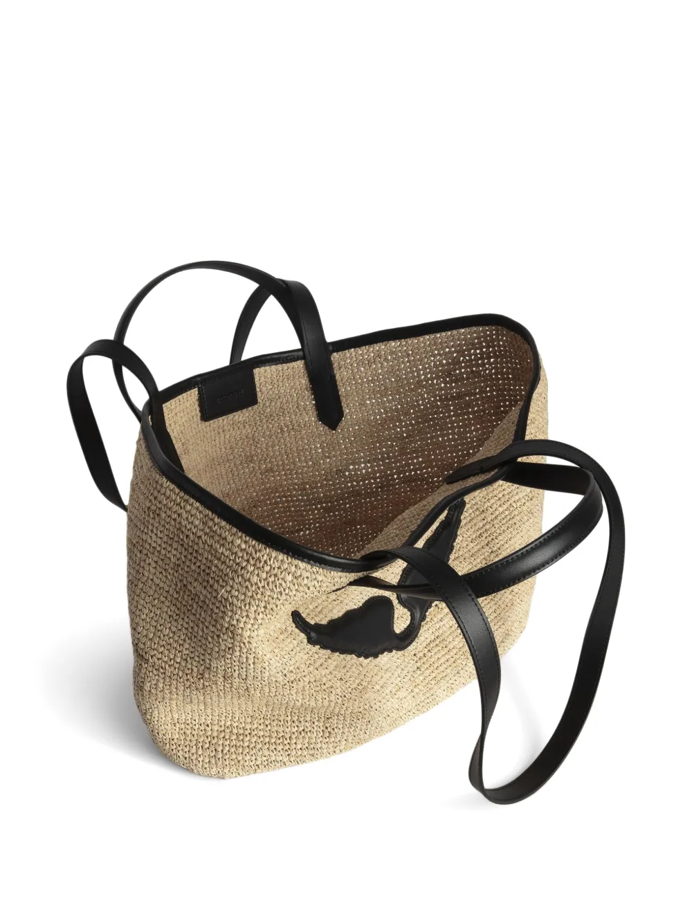 ZADIG & VOLTAIRE LARGE WINGS BASKET BEACH BAG