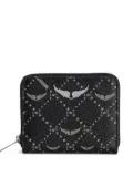 Zadig&Voltaire monogram-pattern wallet - Black