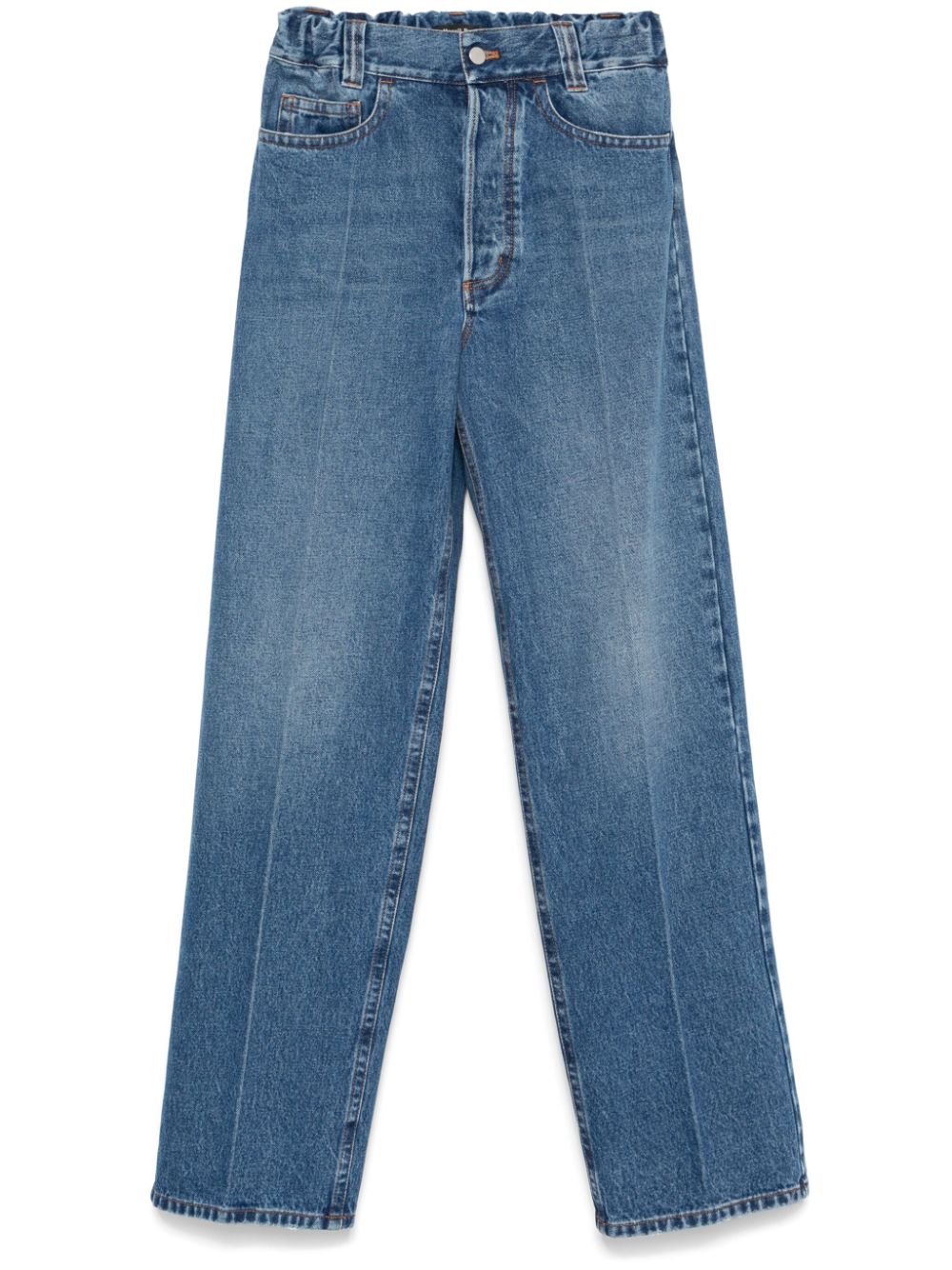 straight-leg jeans