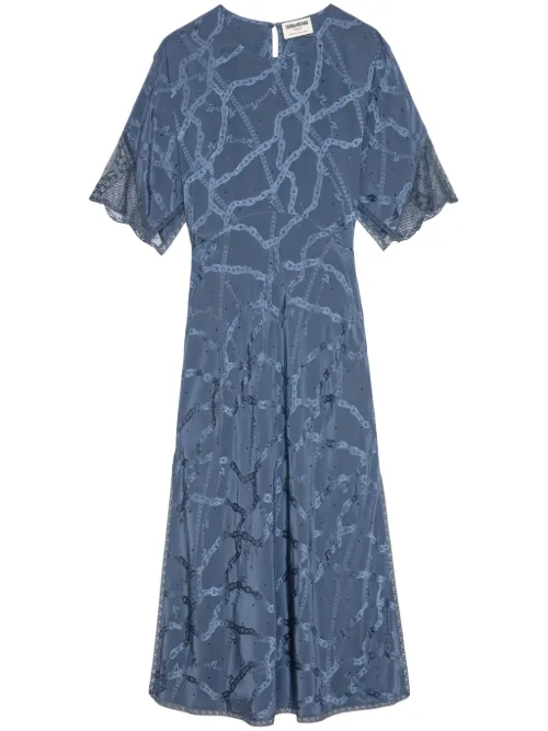 Robe Rey à coupe mi-longue - Zadig&Voltaire - Modalova