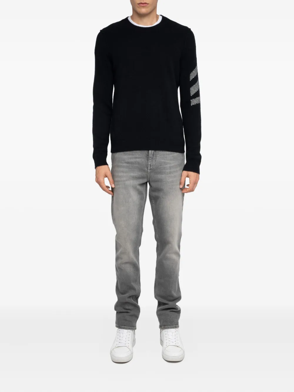 Zadig&Voltaire Kennedy crew-neck sweater - Zwart
