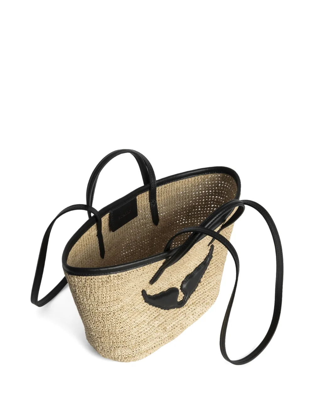 Zadig&Voltaire Wings kleine basket strandtas Beige