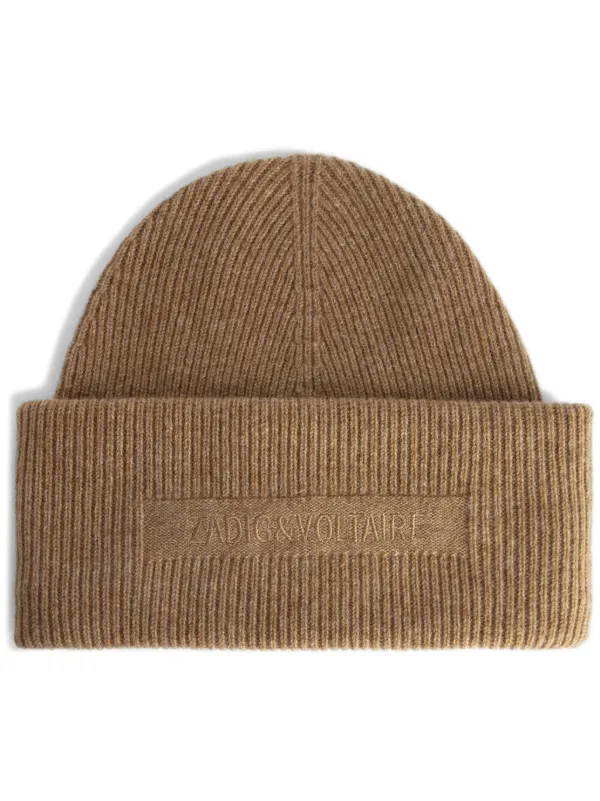 Zadig & Voltaire cashmere blend beanie Navy Blue Cashmere Beanie | Zadig&Voltaire | Zadig&Voltaire main image 2
