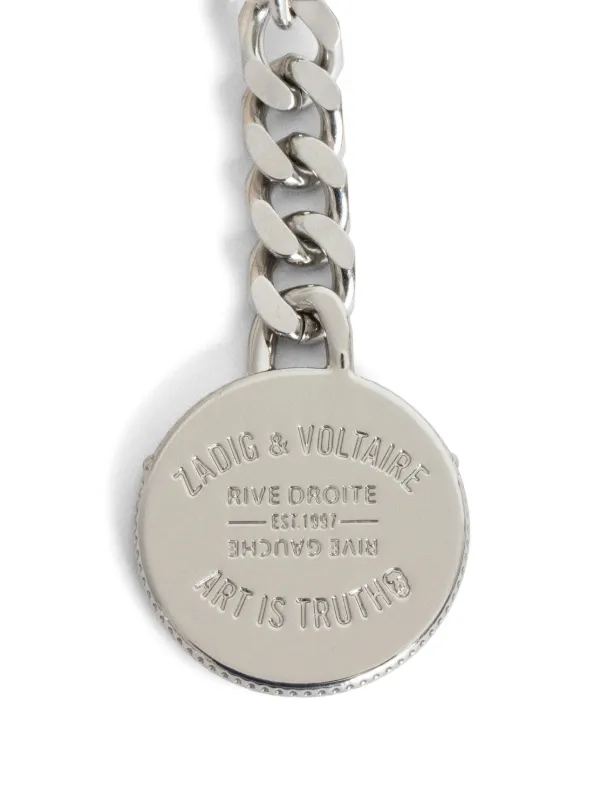 アクセサリーその他 Sunny Pass Card Holder - Zadig & Voltaire - Leather - Silver Sunny Pass Metallic Gray Card Holder | Zadig&Voltaire