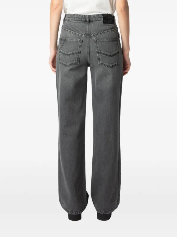 Zadig&Voltaire Elio straight-leg Jeans | Grey | FARFETCH