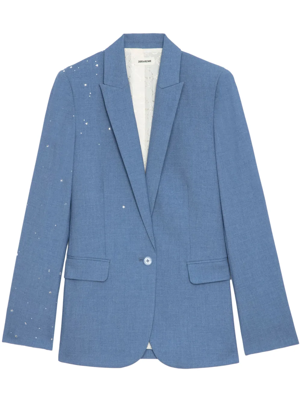 Zadig&Voltaire Blazer met stras Blauw