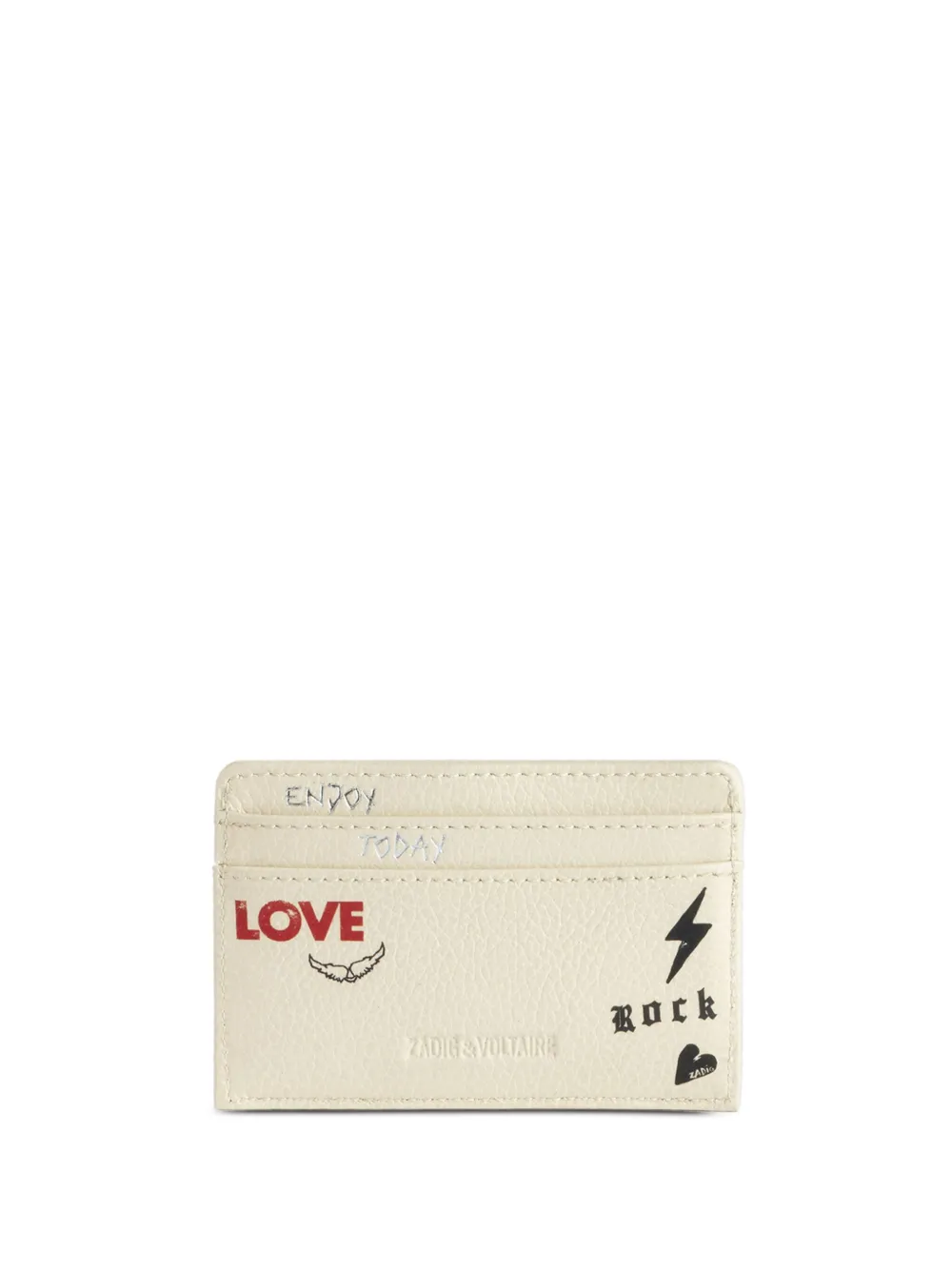 Zadig&Voltaire Pass Love Tag pasjeshouder - Beige