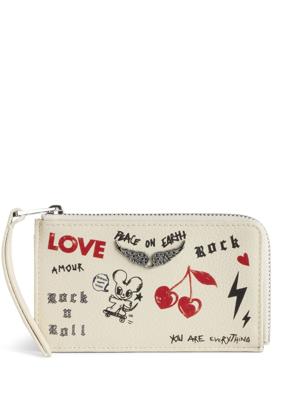 Zadig&Voltaire illustration-print wallet