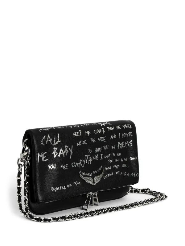 【新品】フランキーグロウ　CLUTCH BAG ブラック Zadig&Voltaire Rock Clutch Bag | Black | FARFETCH