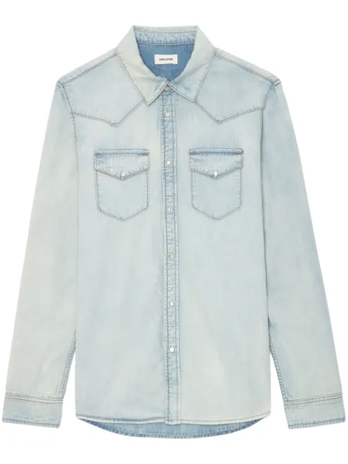Chemise Saby en jean - Zadig&Voltaire - Modalova