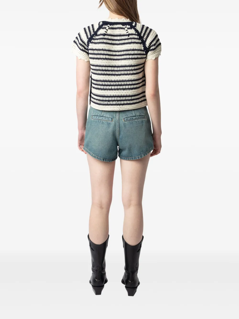 Zadig&Voltaire Zelie gebreide top Beige