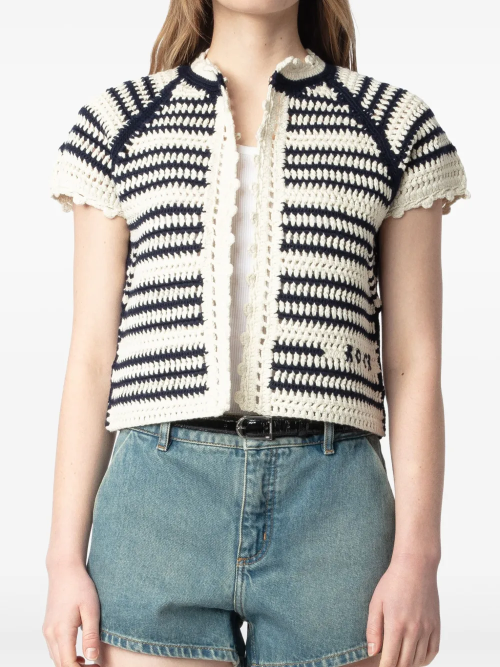 Zadig&Voltaire Zelie gebreide top Beige