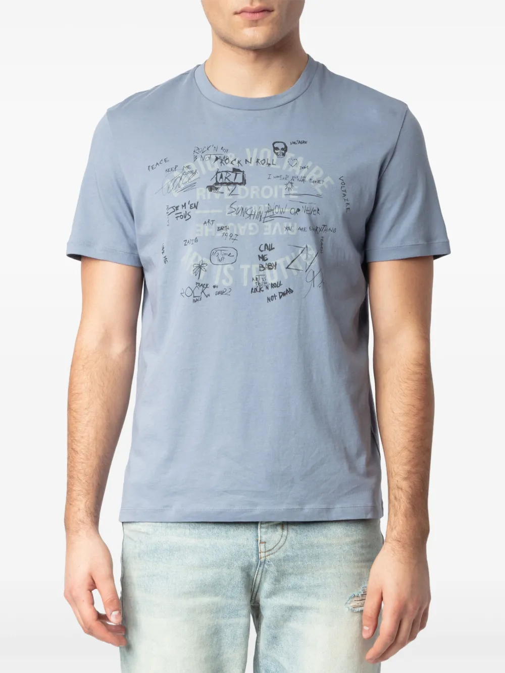 Zadig&Voltaire Tommy T-shirt Blauw