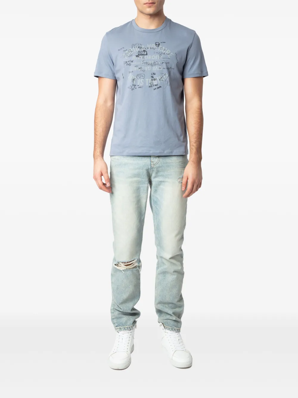 Zadig&Voltaire Tommy T-shirt - Blauw