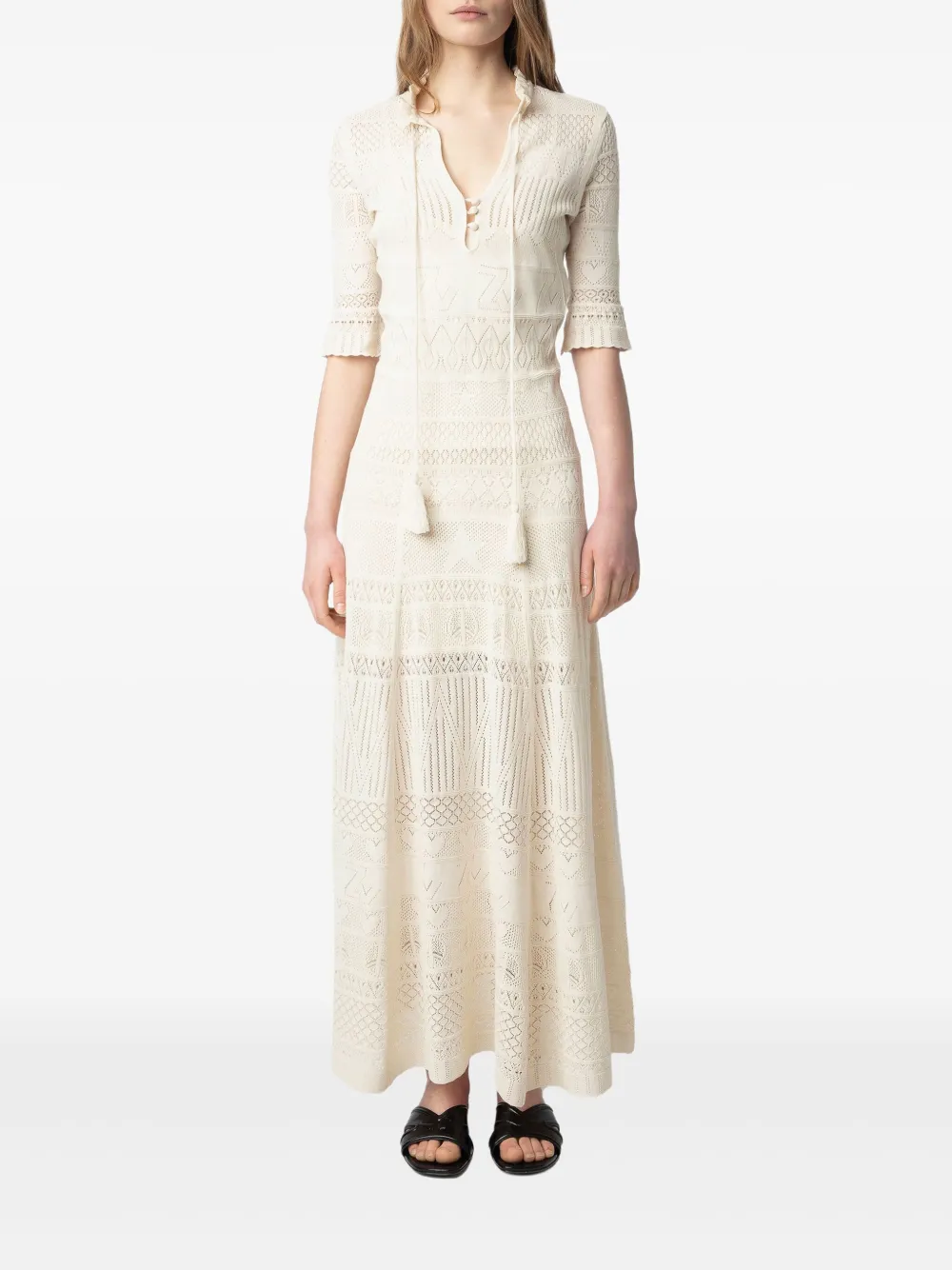 Zadig&Voltaire Memphis dress - Beige