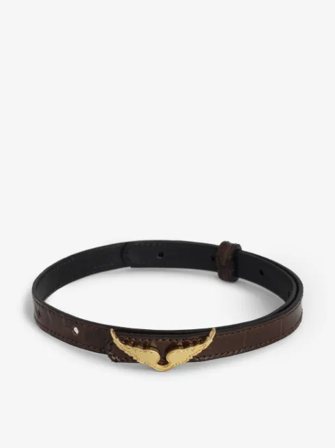 Zadig&Voltaire Rock croco bracelet