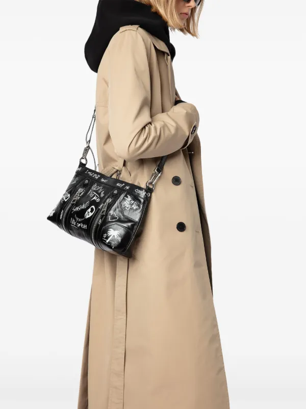 Zadig&Voltaire Sunny Moody Shoulder Bag | Black | FARFETCH