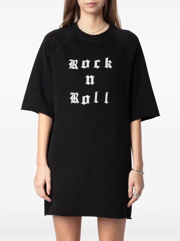 Zadig&Voltaire Grace T-shirt Dress Black FARFETCH IN