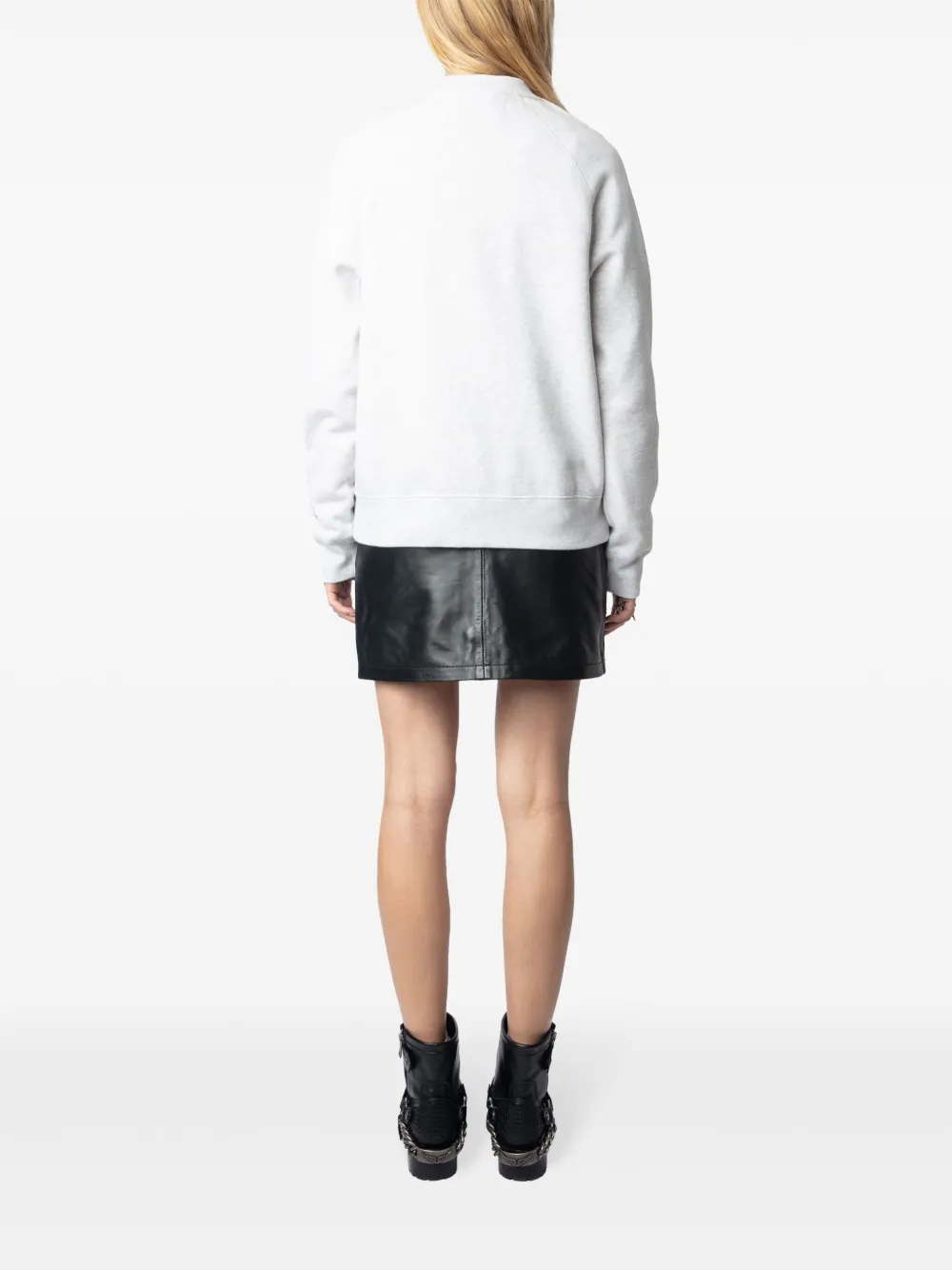 Zadig&Voltaire Sweater verfraaid met kristallen Grijs