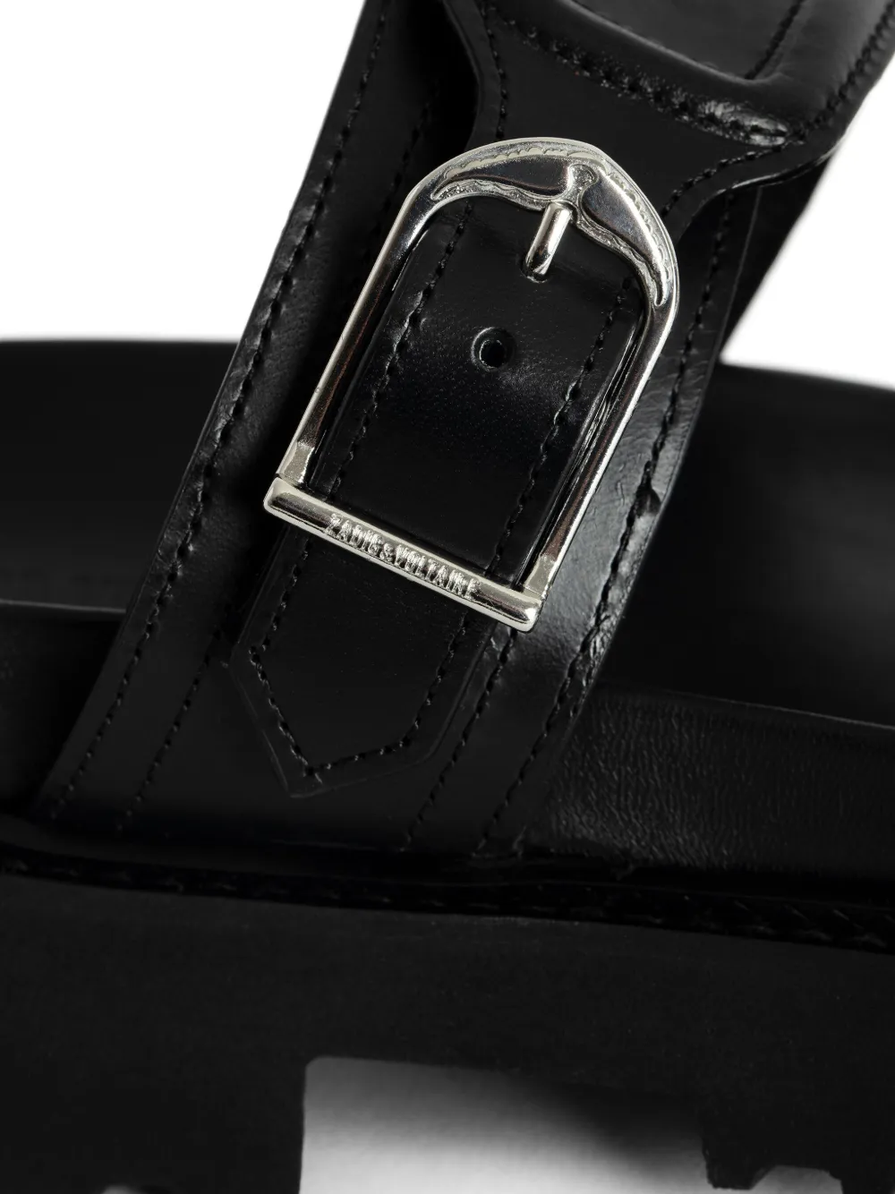 Zadig&Voltaire Ride leather mules Black