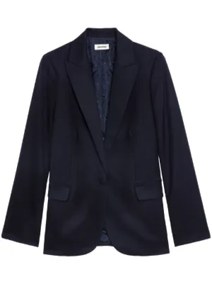 Zadig&Voltaire ラインストーントリム ジャケット | ブルー | FARFETCH JP