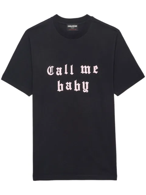 Zadig&Voltaire slogan-print T-shirt