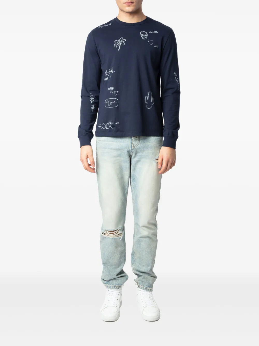 Zadig&Voltaire Hector sweater - Blauw