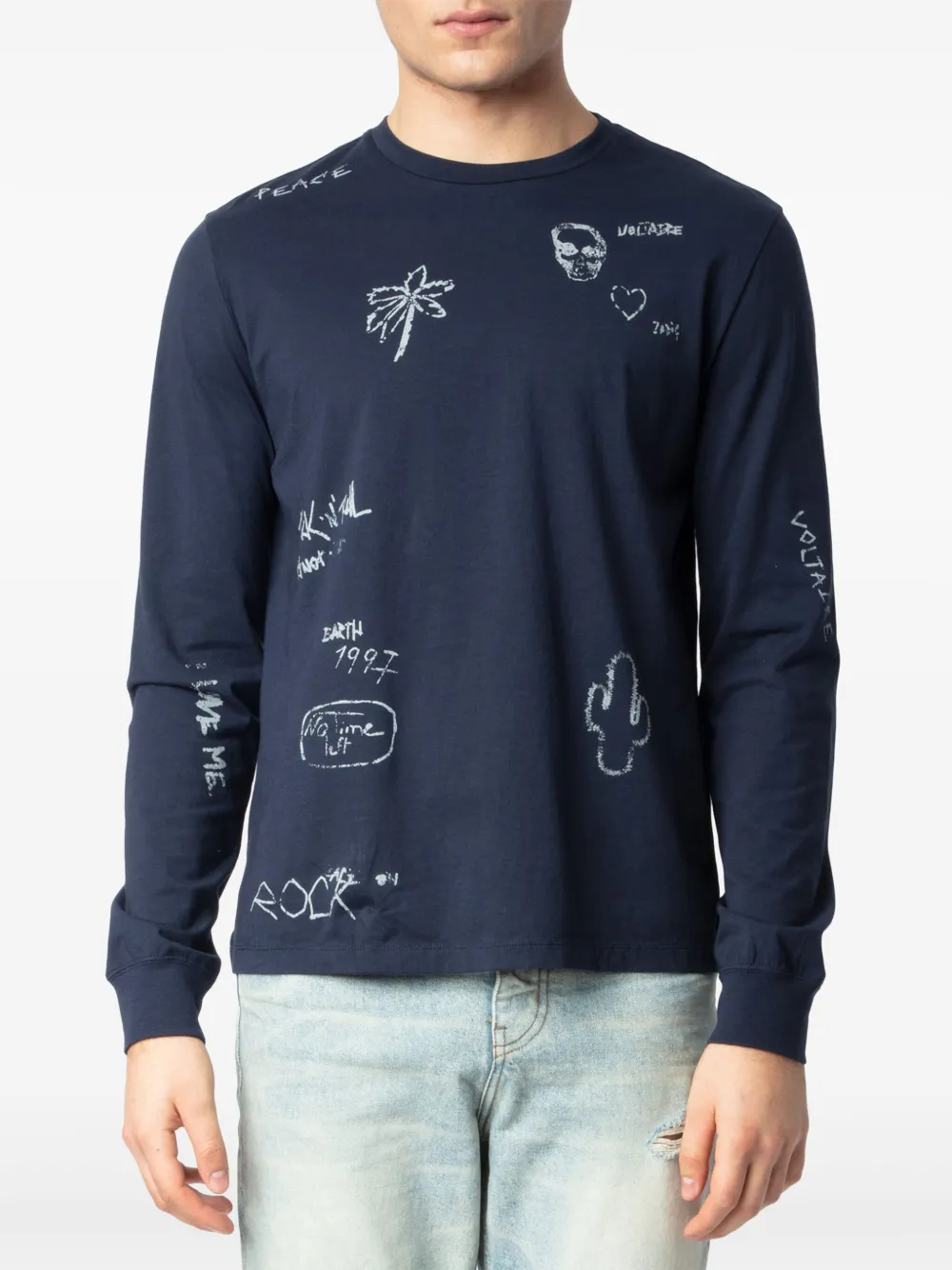 Zadig&Voltaire Hector sweater Blauw