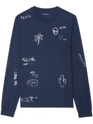ZADIG & VOLTAIRE サチャシッフスウェットシャツ 【関税込】 Sacha Sweatshirt sweatshirt grey men | Zadig&Voltaire