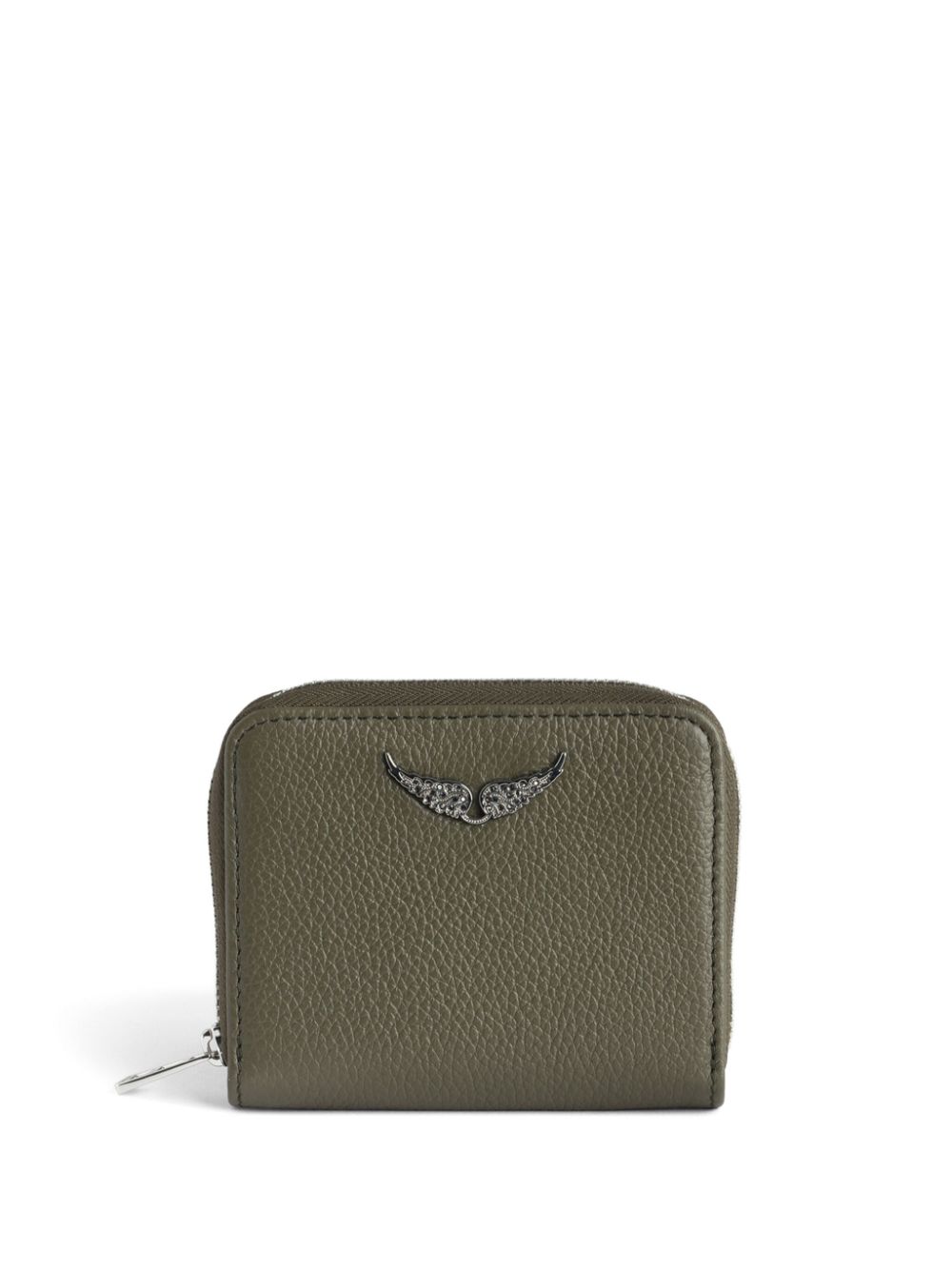 Zadig & Voltaire Mini Zv Coin Purse In Green