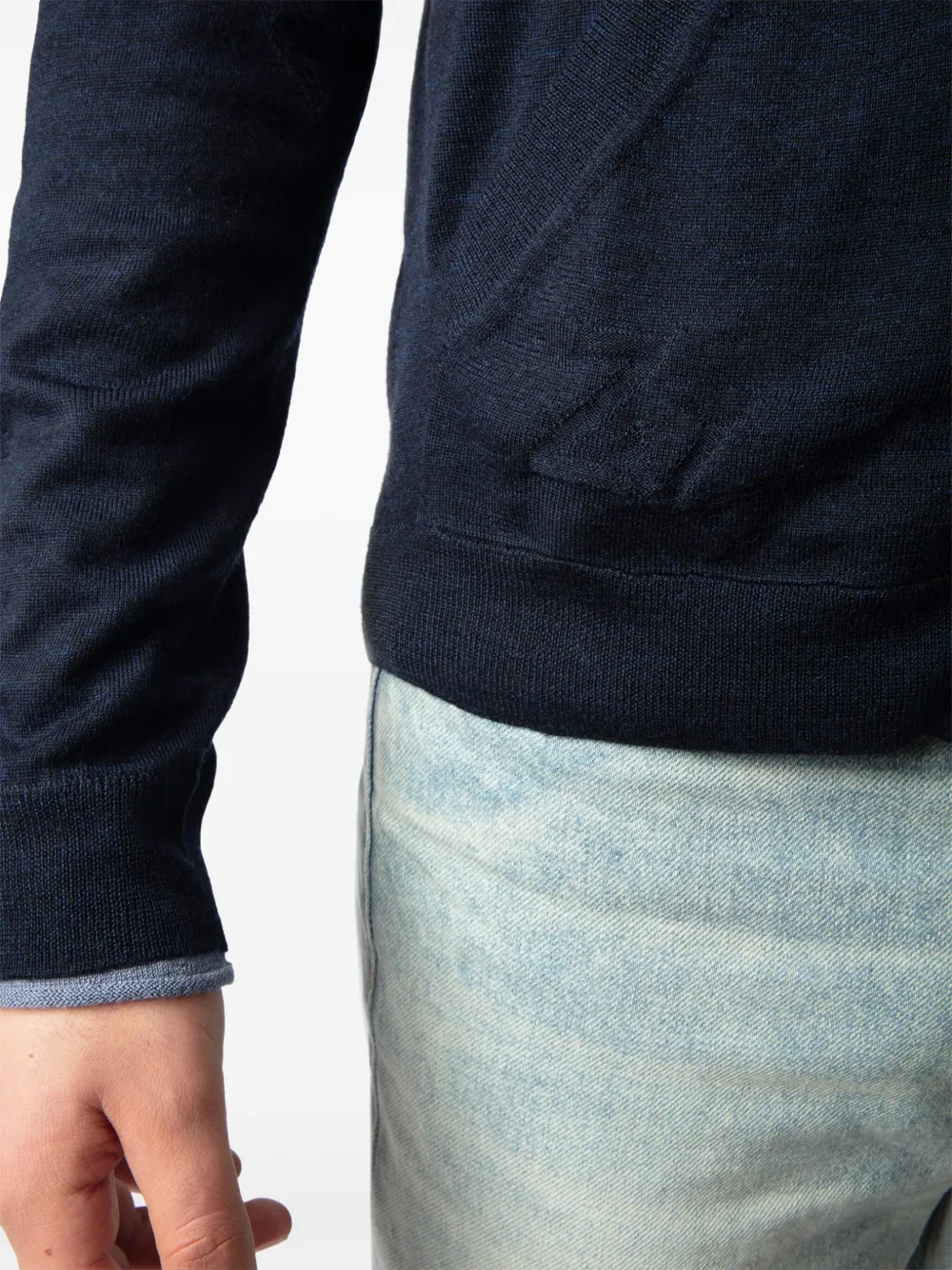 Zadig&Voltaire Hoodie met rits Blauw
